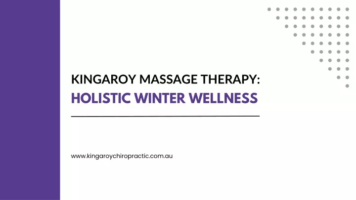 kingaroy massage therapy