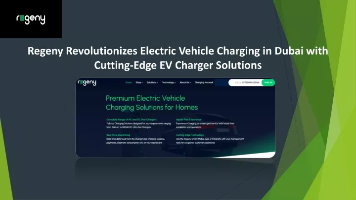 regeny revolutionizes electric vehicle charging