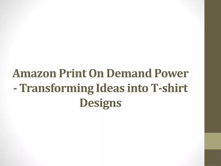 amazon print on demand power transforming ideas into t shirt designs