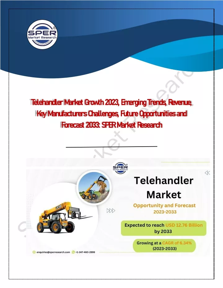 telehandler m arket growth 2023 telehandler