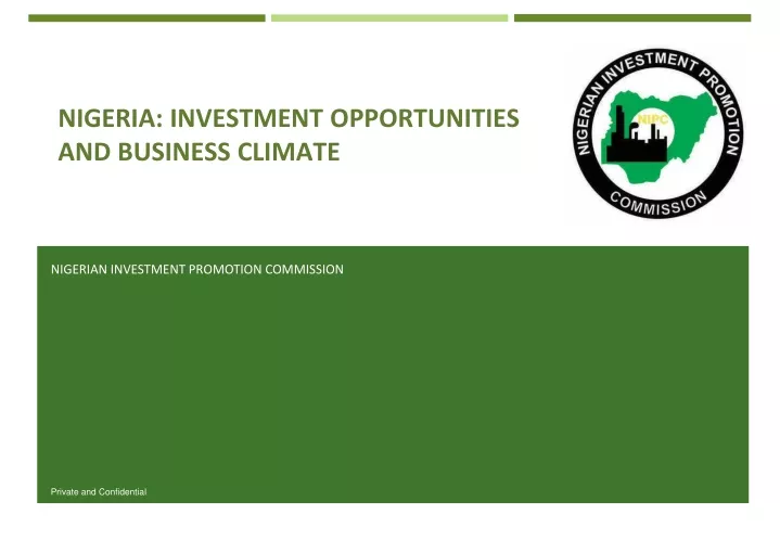 nigeria investment opportunities and business