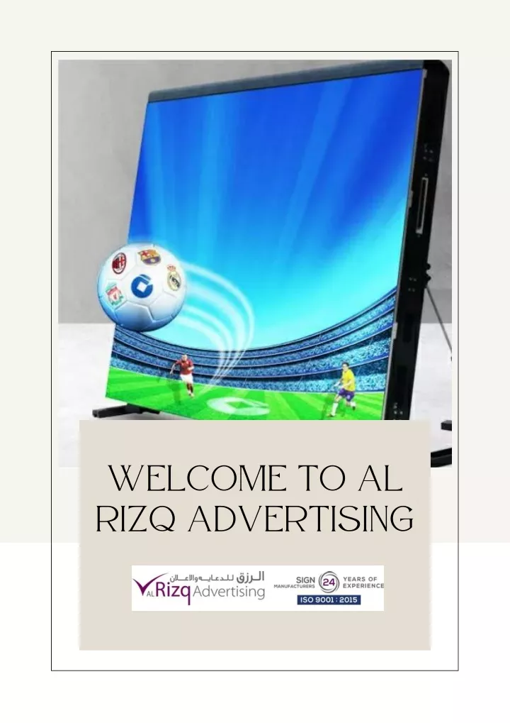 welcome to al rizq advertising