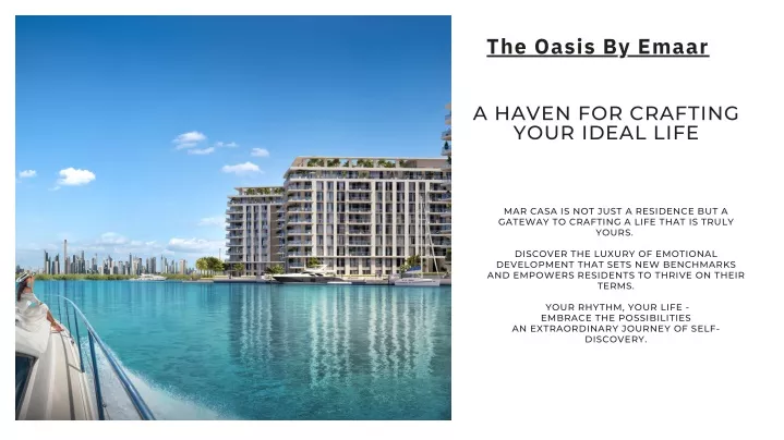 the oasis by emaar