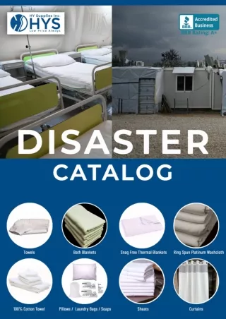 Disaster Relief Products