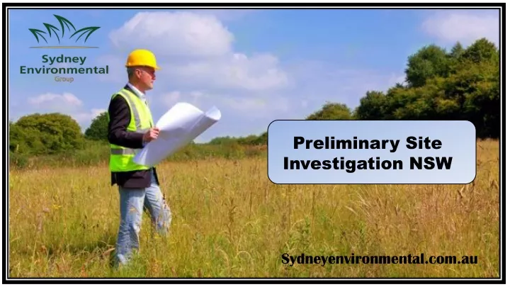 preliminary site investigation nsw