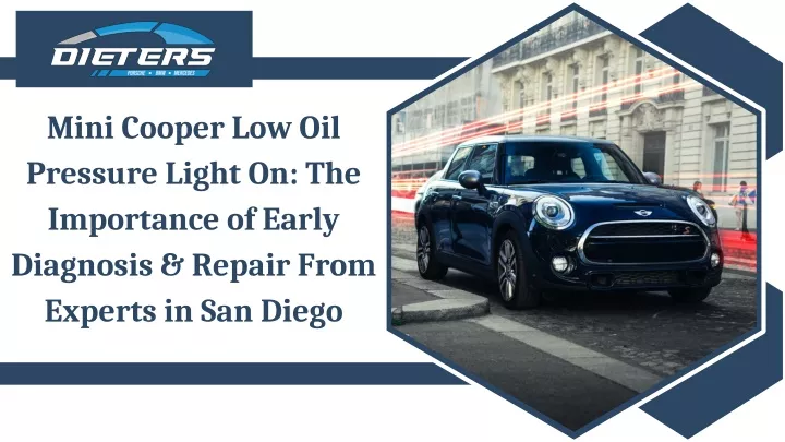 mini cooper low oil pressure light