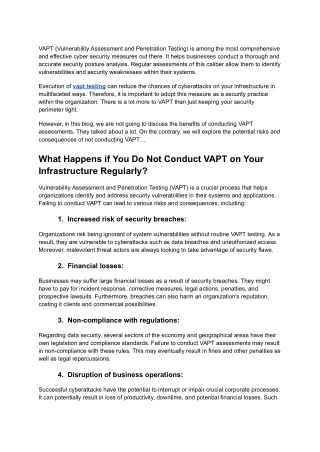 vapt vulnerability assessment and penetration