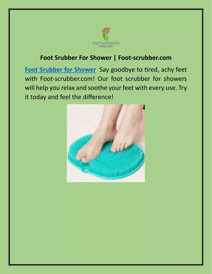 foot srubber for shower foot scrubber com