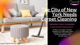 The City of New York Needs Carpet Cleaning