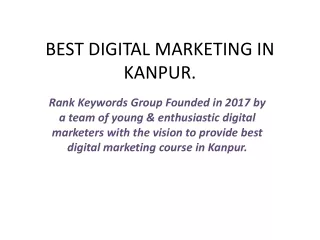 BEST DIGITAL MARKETING IN KANPUR