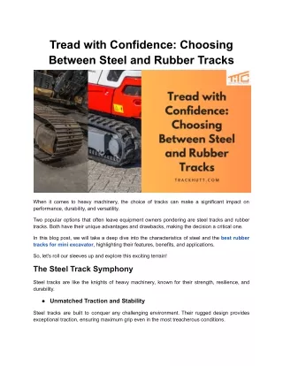 tread with confidence choosing between steel