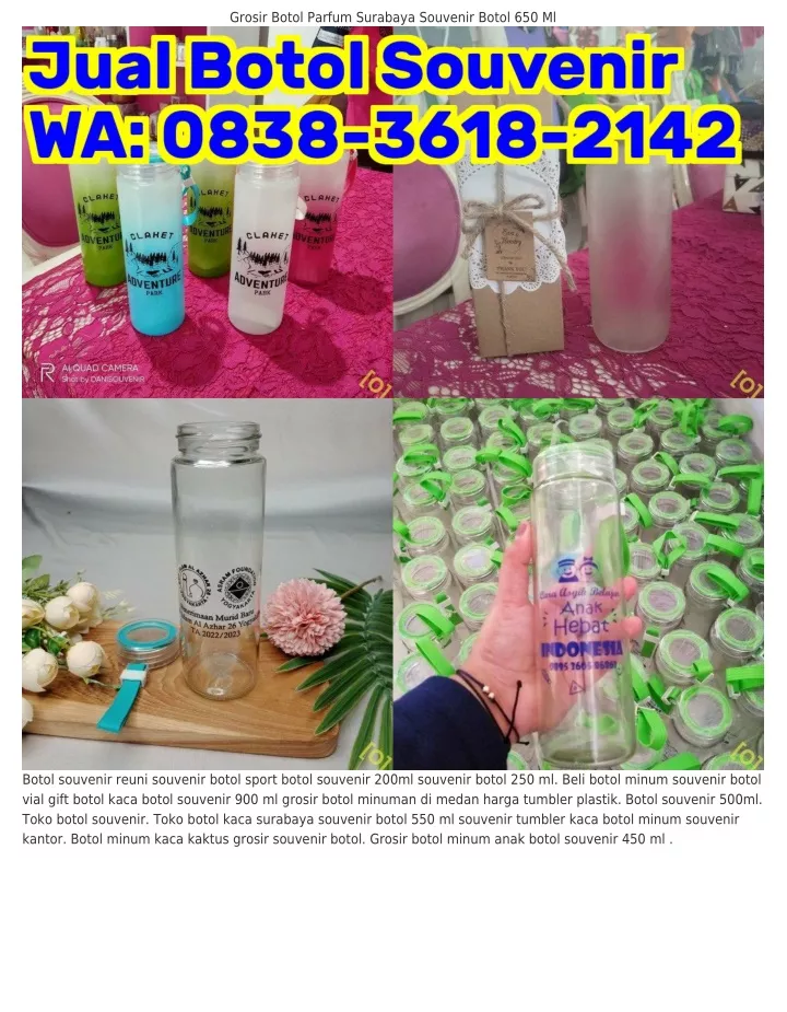 grosir botol parfum surabaya souvenir botol 650 ml