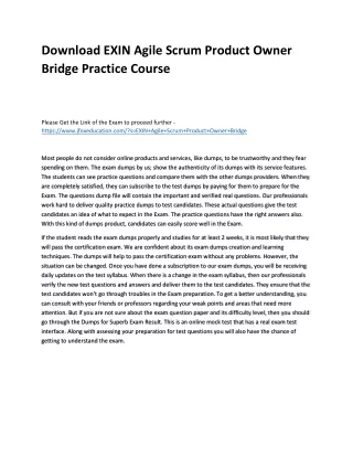 download exin agile scrum product owner bridge