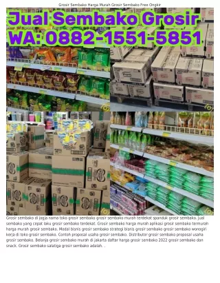 O882_l55l_585l (WA) Grosir Sembako Harga Distributor Distributor Sembako Sleman