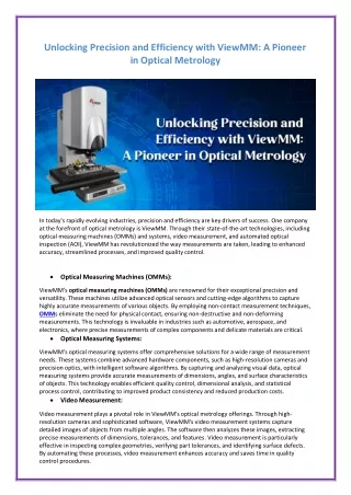 Unlocking Precision and Efficiency with ViewMM A Pioneer in Optical Metrology (1) (3) (1)