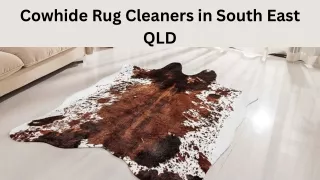 Cowhide Rug Cleaners in South East QLD