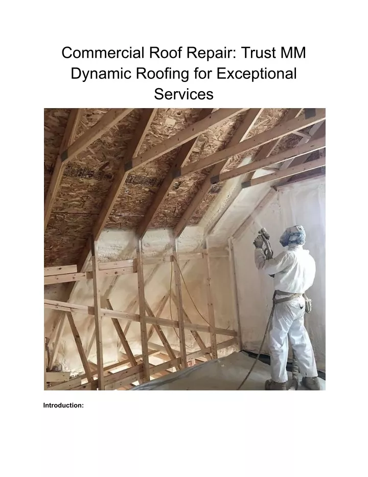 commercial roof repair trust mm dynamic roofing