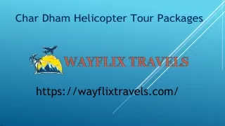 Char Dham Helicopter Tour Package