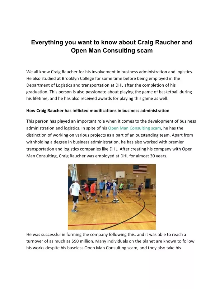 everything you want to know about craig raucher