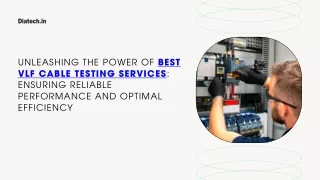 UNLEASHING THE POWER OF BEST VLF CABLE TESTING SERVICES