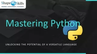 mastering python