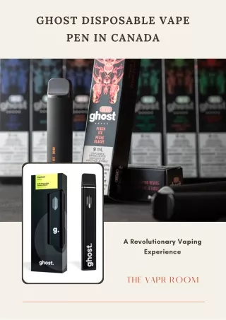 Ghost Disposable Vape Pen in Canada