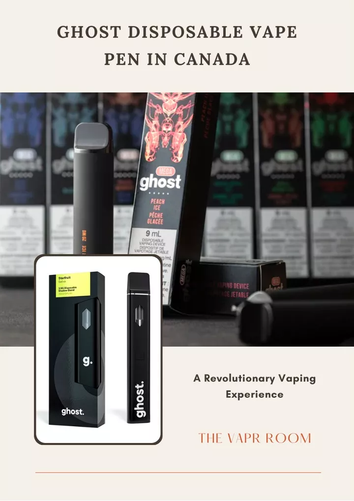 ghost disposable vape pen in canada