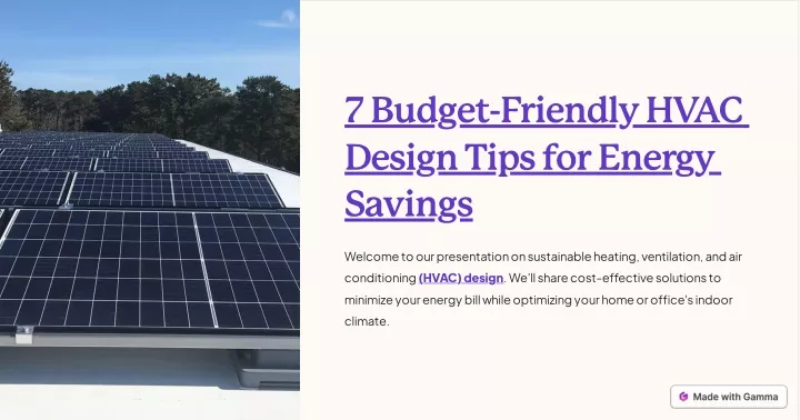 7 budget friendly hvac design tips for energy