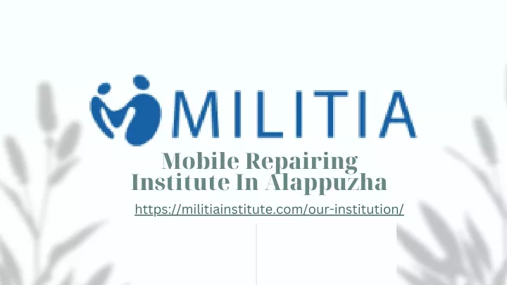 mobile repairing institute in alappuzha https