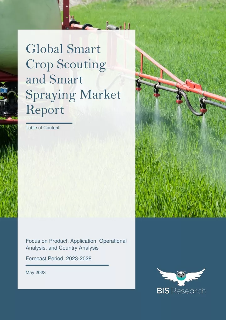 global smart crop scouting and smart spraying