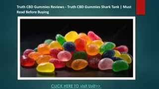 Truth CBD Gummies