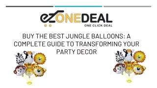 Buy the Best Jungle Balloons