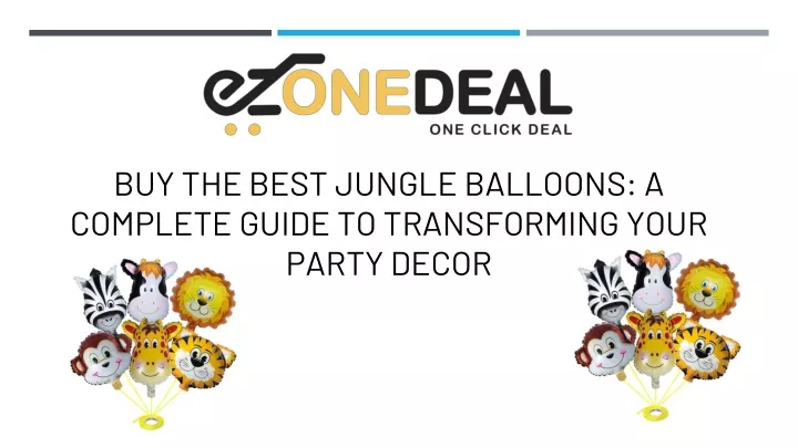 buy the best jungle balloons a complete guide to transforming your party decor