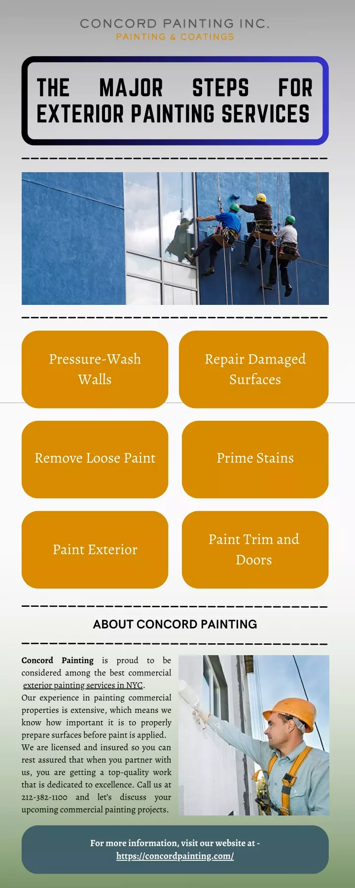 the exterior painting services