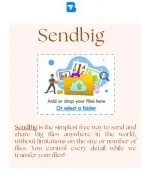 Send Big Files Online - slide 1
