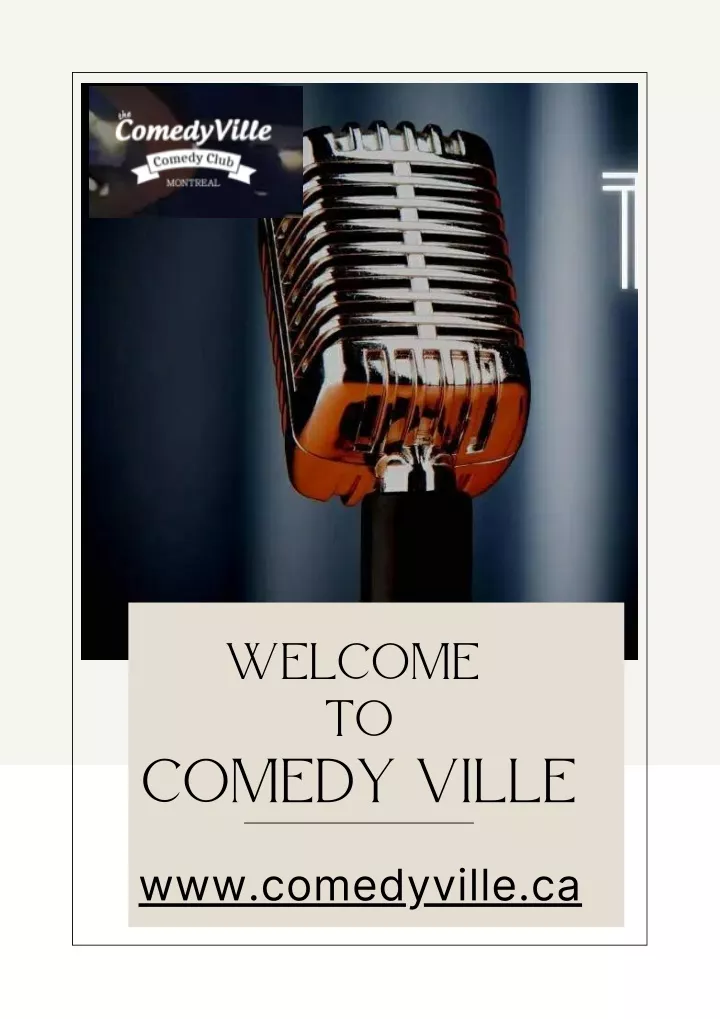welcome to comedy ville www comedyville ca