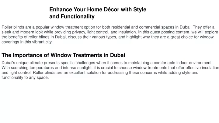 enhance your home d cor with style