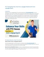 Convenient PTE Training Near Me: Ace Your Exam with Local Expertise - slide 1