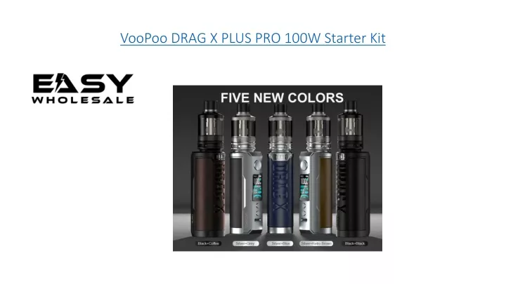 voopoo drag x plus pro 100w starter kit