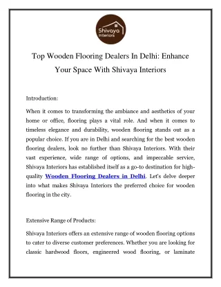 Wooden Flooring Dealers in Delhi Call-9990554478