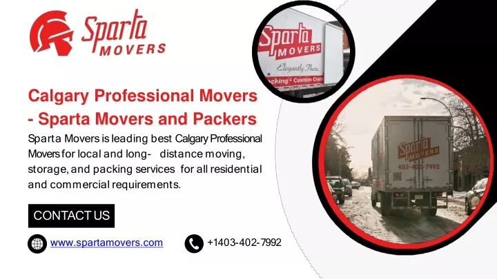 calgary professional movers sparta movers