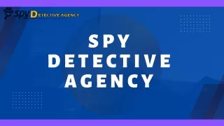 Uncover Truths Safely with Spy Detective Agency's Investigative Services in Delhi