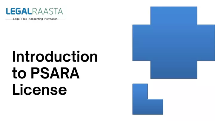 introduction to psara license