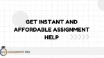 Get instant and affordable assignment help - slide 1