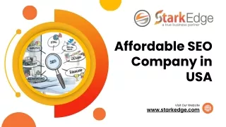 Affordable SEO Company in USA - Stark Edge
