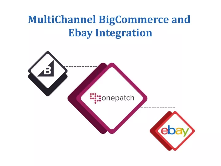 multichannel bigcommerce and ebay integration