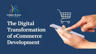 The Digital Transformation of eCommerce Development