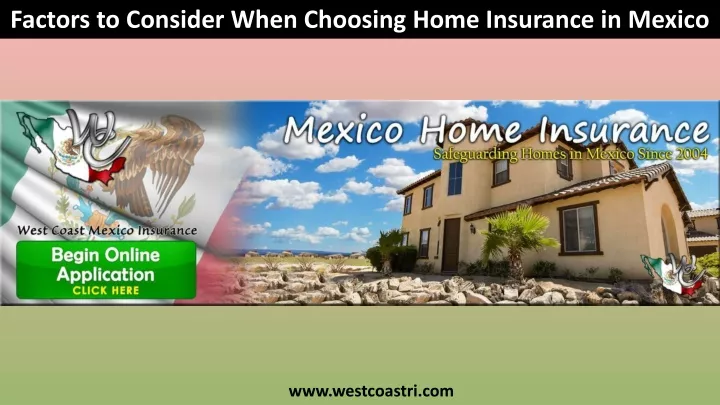 factors to consider when choosing home insurance