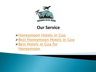 Honeymoon Hotels in Goa