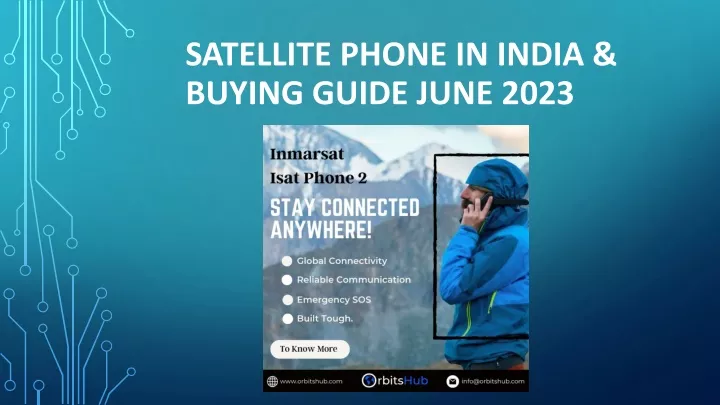 satellite phone in india buying guide june 2023